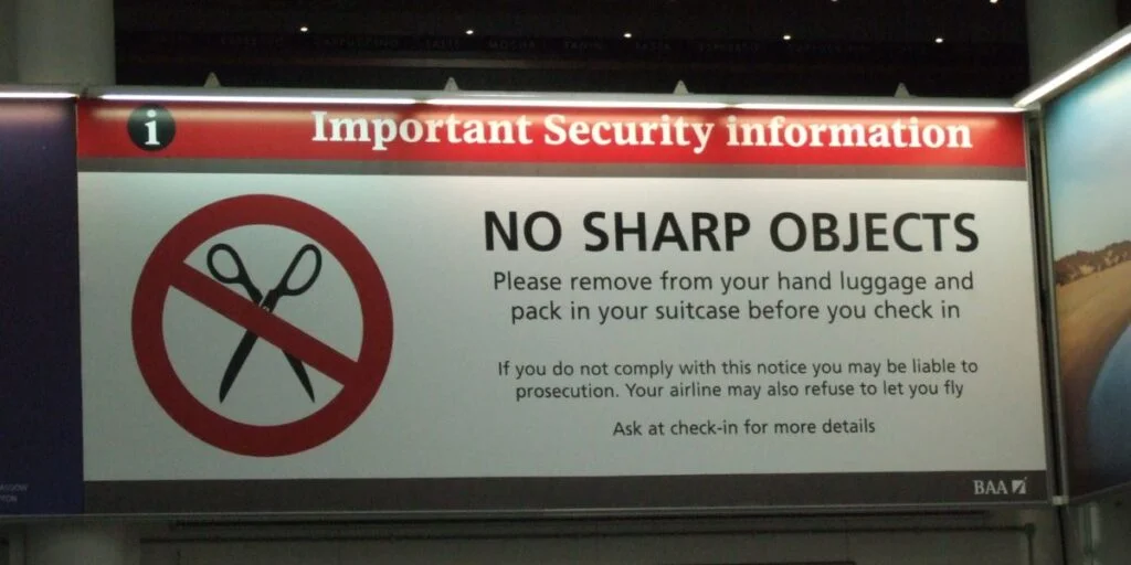 Which Sharp Objects are Not Allowed on Air Canada Planes?