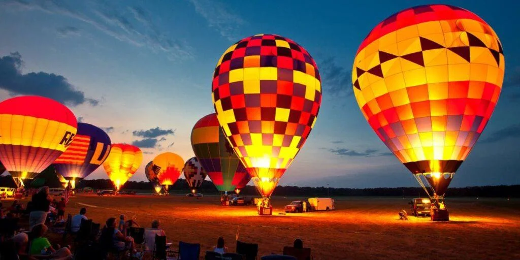 Hot air balloon ride